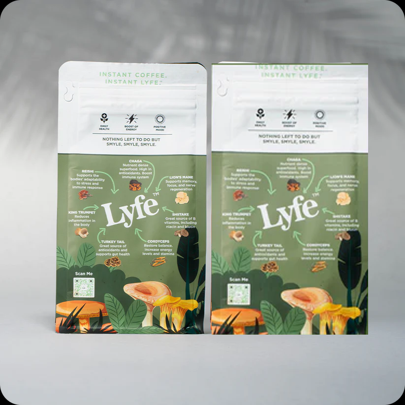 Lyfe Mushroom Coffee Regular Two Pack