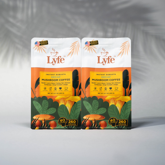 Lyfe Mushroom Coffee Decaf Two Pack