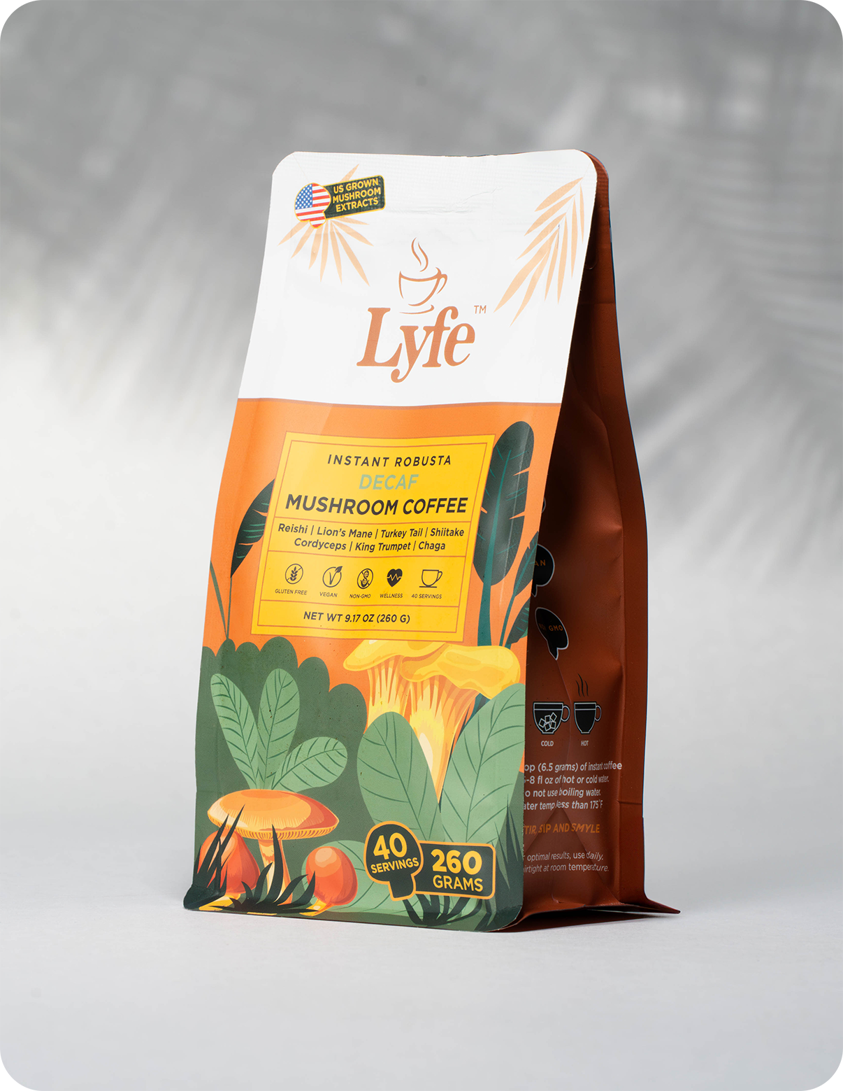 Lyfe Brew Decaf Mushroom Coffee